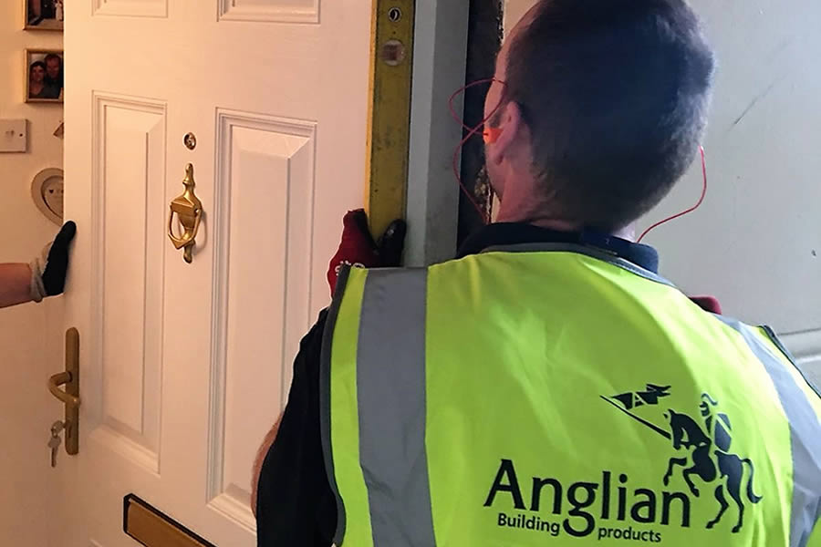 Fitting fire door