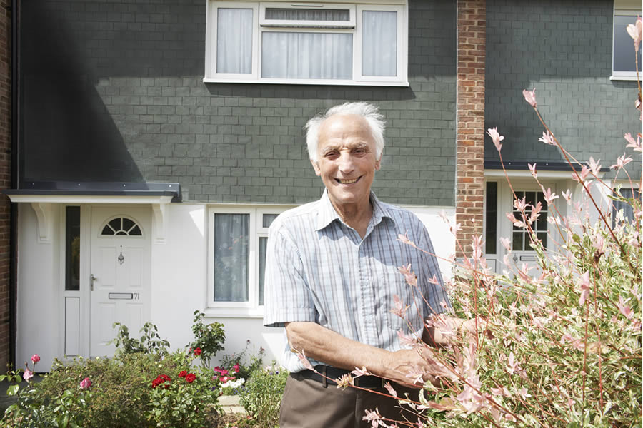 Housing association resident