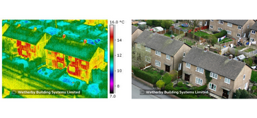 Thermal Image BEFORE copyright Wetherby Building Systems Ltd